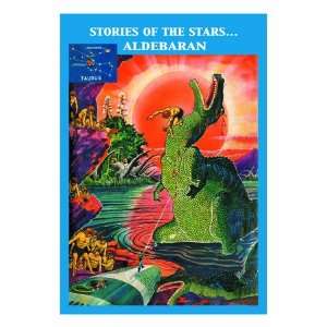  Stories of the Stars Aldebaran by Frank R. Paul, 24x32 
