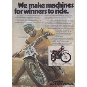  Yamaha DT250 Enduro Motorcycle 1974 Original Vintage 