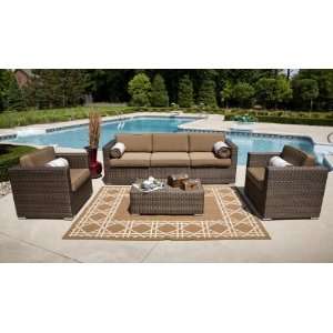  The Taryn Collection 4 Piece All Weather Wicker Patio 