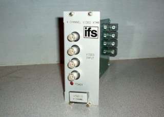 IFS 4 Channel Video Transmitter Card VT6010 XTMR  