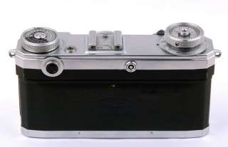 EX+* Zeiss Ikon Contax II Rangefinder + Sonnar 50mm f/1.5 red T 50/F1 