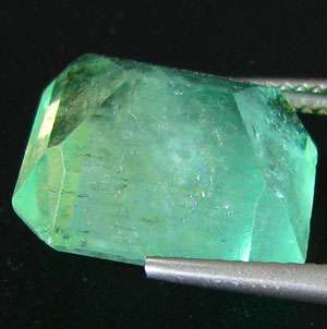 10.16CTS LUSTROUS GREEN NATURAL LOOSE EMERALD COLUMBIAN  