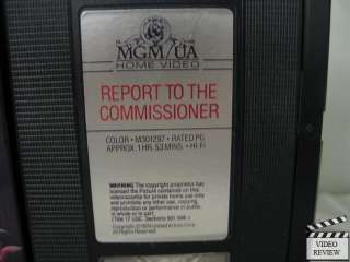 Report to the Commissioner VHS Michael Moriarty  