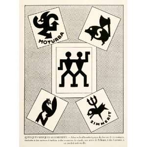 1926 Print Logo Silhouette Moturba Zimmerit Brand Design Graphic Logo 