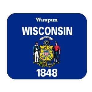  US State Flag   Waupun, Wisconsin (WI) Mouse Pad 