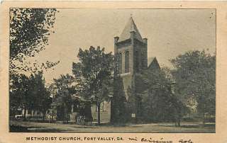 GA FORT VALLEY METHODIST CHURCH MAILED 1907 T64807  