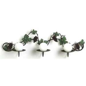 Metal Grapevine Wall Candle Holder 
