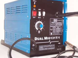 FLUX WIRE WELDER DUAL MIG 131 GAS AND NO GAS  