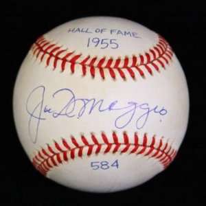  Autographed Joe DiMaggio Baseball   OAL JSA X19992 