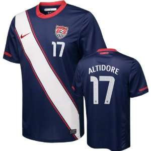 Jozy Altidore #17 Navy Nike Soccer Jersey United States Soccer Navy 