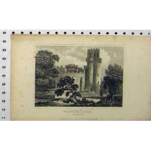  C1848 Guys Tower Warwick Castle Warwickshire Print