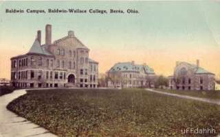 BALDWIN WALLACE COLLEGE   BEREA OHIO campus  