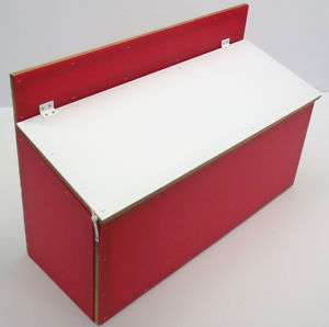 RED OPTIONAL NESTING BIN 4 OUR MEDIUM & LARGE CHICKEN COOP  