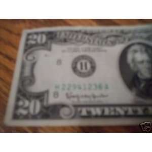  20$ 1963 A FEDERAL RESERVE NOTE   BANK OF ST.LOUIS 