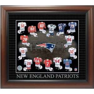  New England Patriots Evolution Team Uniforms Memorabilia 