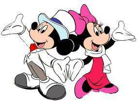 Mickey Minnie or Donald Daisy Wedding Favors Scrolls  