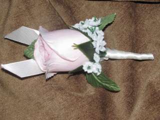   Silk Rose Boutonniere Button Hole Flower wedding or prom 156Pk  