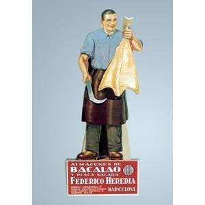  Vintage Art Almacenes de Bacalao y Pesca Salada   01105 x 