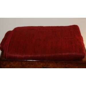 Eco Alpaca Blanket, Throw Harvard Crimson Color Ultra Large 90 X74 