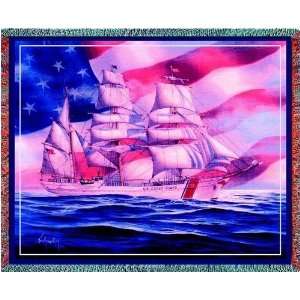  Coast Guard USCGC Eagle Throw   70 x 53 Blanket/Throw 