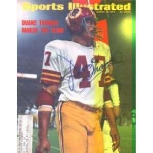  Duane Thomas Autographed Sports Illustrated Magazine 