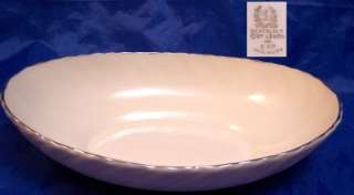 Lenox Silver Edged Weatherly Large Oval Veggie Vegetable Bowl Made in 