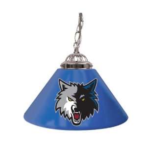 Minnesota Timberwolves NBA Single Shade Bar Lamp   14 inch