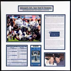  Indianapolis Colts Super Bowl XLI Ticket Frame   Joseph 