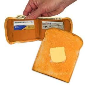   photo PRINT plastic BUTTER toast WALLET novelty GAG gift Toys & Games