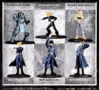 Fullmetal Alchemist Characters Figures 6 pcs  