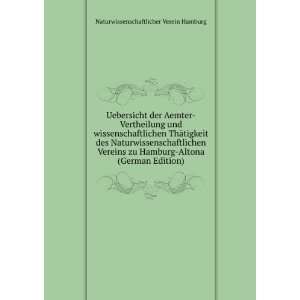   Altona (German Edition) Naturwissenschaftlicher Verein Hamburg Books