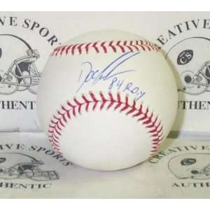  Autographed Dwight Gooden Baseball   Official Rawlings League w 