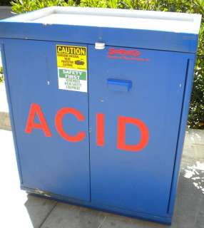 SciMatCo Corrosive Acid Storage Cabinet Container #ln7  