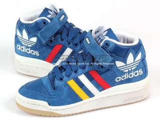 Adidas Forum Mid RS XL Lone Blue/White/Red Casual Suede Sports 