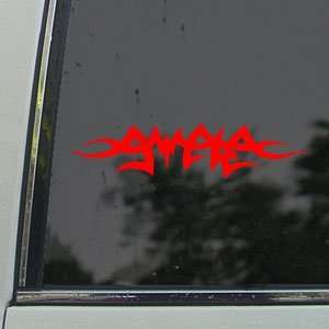  Amala Red Decal Car Truck Bumper Window Vinyl Red Sticker 