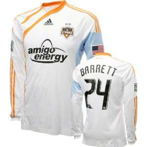 Wade Barrett Game Used Jersey Houston Dynamo #24 Long Sleeve Away 