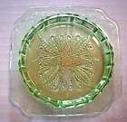 square green ashtray adam pattern by jeannette