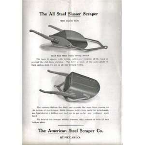 American Steel Scraper Co. Sidney, Ohio Advertising Brochure circa 