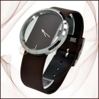 Transparent Leather Wrist Watch Women Lastest Bracelet  