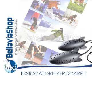 ESSICCATORE DEODORANTE DEUMIDIFICATORE SCARPE BATTERI  