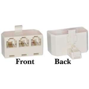   Plug to 3 Jack T Adaptor. Phone Adaptors, Phone Adaptors Electronics