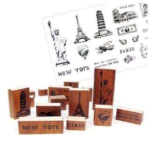  Vintage Stamp, Eiffel Tower Arts, Crafts & Sewing