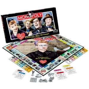  I Love Lucy Travel Monopoly Toys & Games