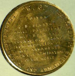 Warren G. Harding MINT Version #1 Commemorative Bronze Medal   Token 