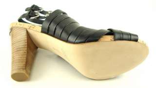 COACH ADRIENN VACCHETTA Black Womens Shoes Sandals 10  
