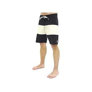  Volcom V4S Stripe Boardshort (Black) 33   Board Shorts 