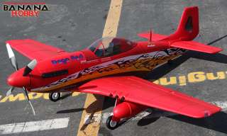   4GHz Oversize Dago Red P51D Mustang Warbird R/C Airplane p51  