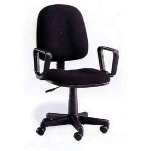  Black Office Chair w Arm Rests Gas Lift