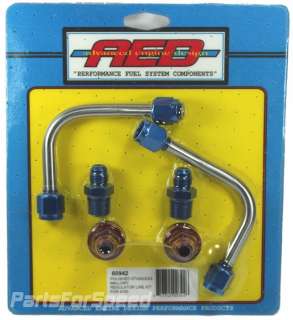 AED 60942 Stainless Fuel Line Kit for Mallory Regulators / Holley 