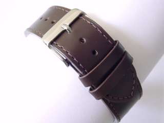 Brown Leather Watch Strap Military Band Flip Top Cover ~ Aussie Top 
